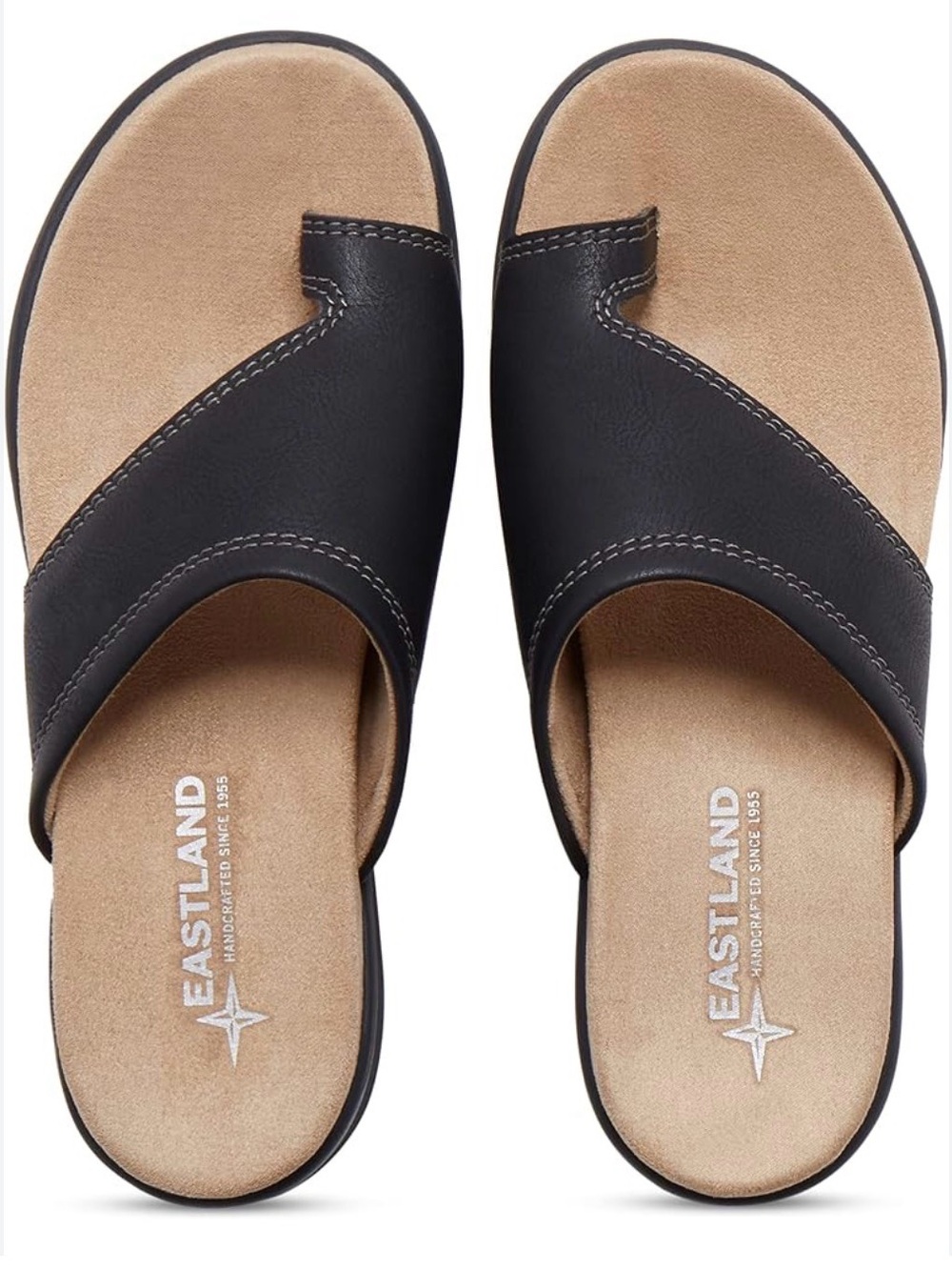 Eastland Black Slide Sandals for Women
Minor wear on insoles